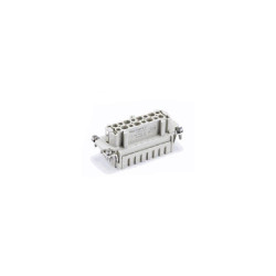 Insert HE, Raccordement à ressort, femelle, 24 pin, 16A, Polycarbonate, 24B|48B 
